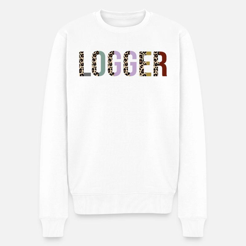 Bûcheron - Pull Premium bio Homme - blanc