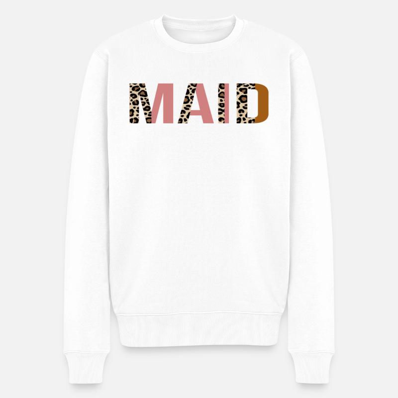 Servante - Pull Premium bio Homme - blanc