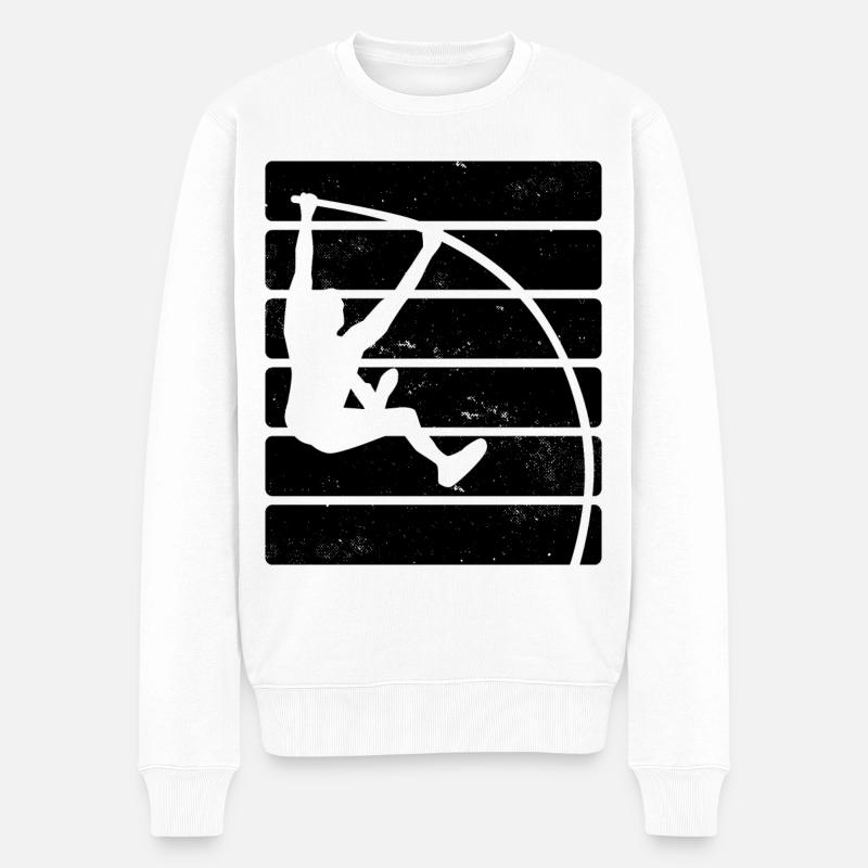 Saut à la perche - Pull Premium bio Homme - blanc