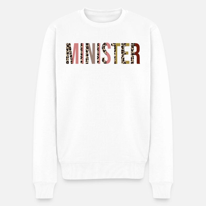 Ministre - Pull Premium bio Homme - blanc