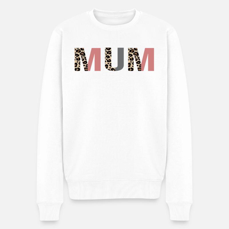 Maman - Pull Premium bio Homme - blanc