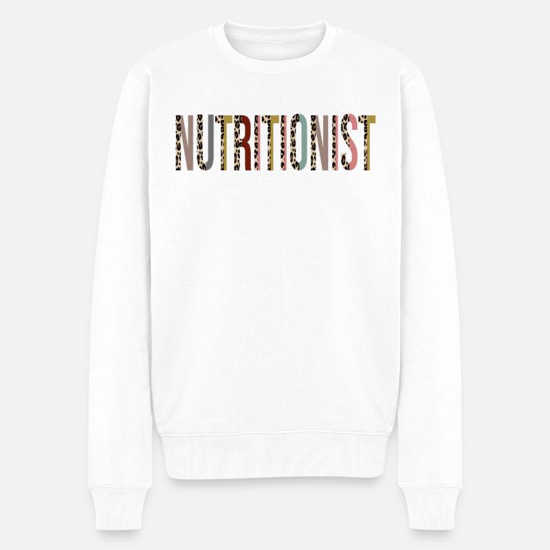 Ernährungswissenschaftlerin - Männer Premium Bio Pullover - Weiß