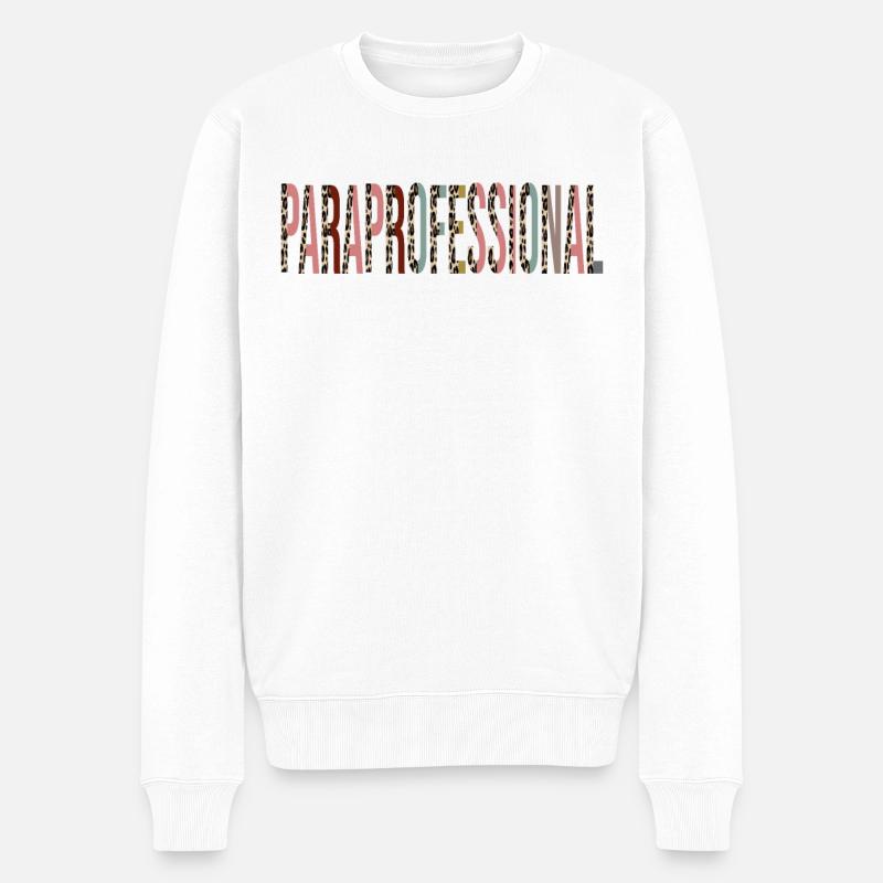 Paraprofessionnel - Pull Premium bio Homme - blanc