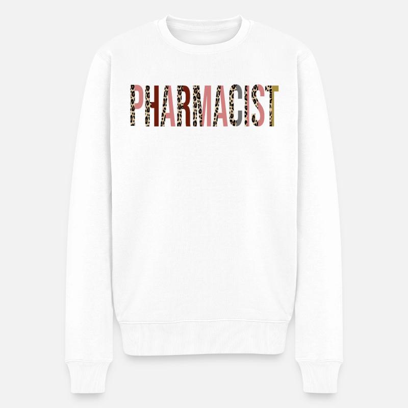 Pharmacien - Pull Premium bio Homme - blanc