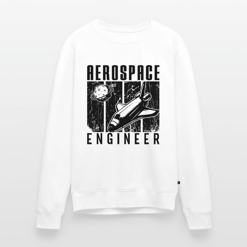 Aerospace Engineer Rocket Space Engineering Ship Männer Premium Bio Pullover