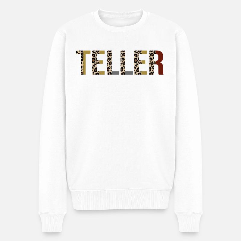 Caissier - Pull Premium bio Homme - blanc