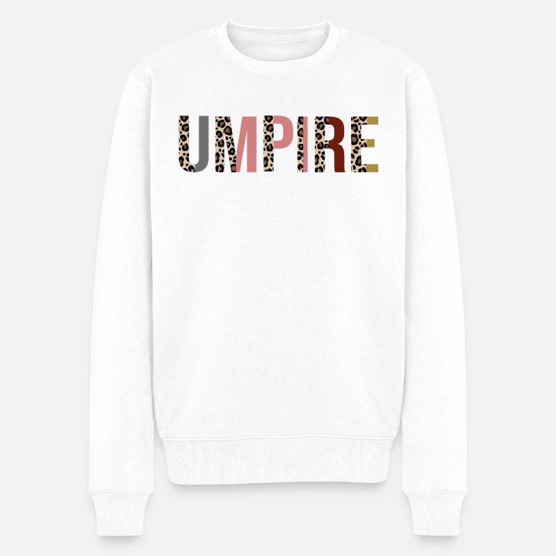 Schiedsrichter - Männer Premium Bio Pullover - Weiß