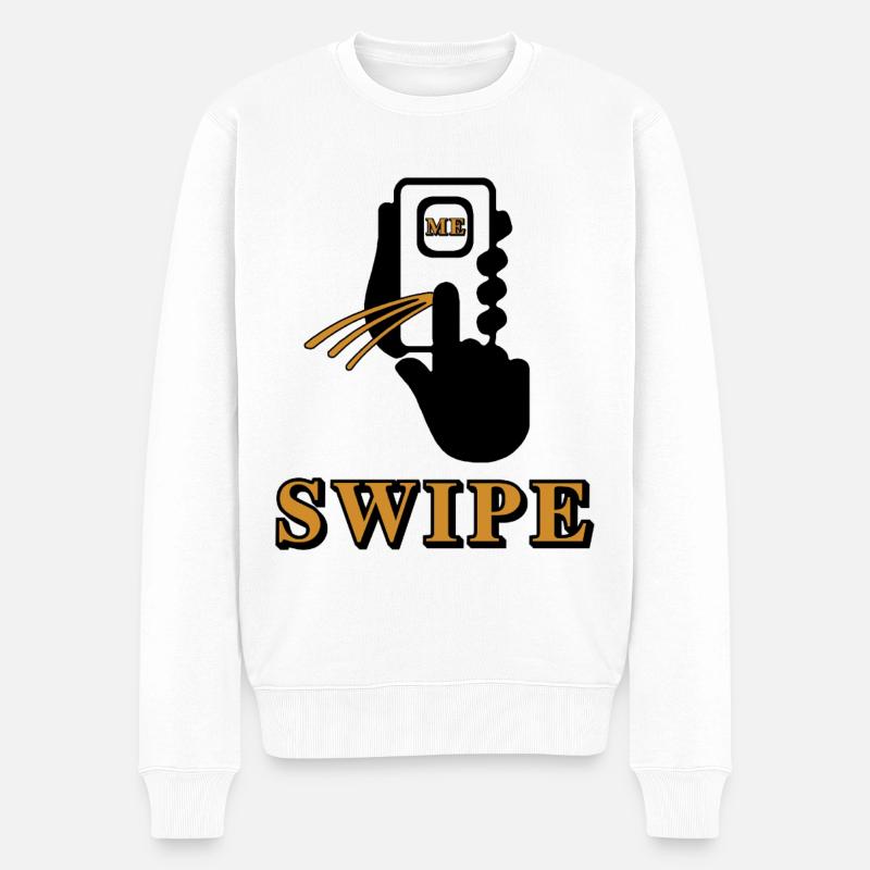 Wipe Me - Swipe Me - Pull Premium bio Homme - blanc