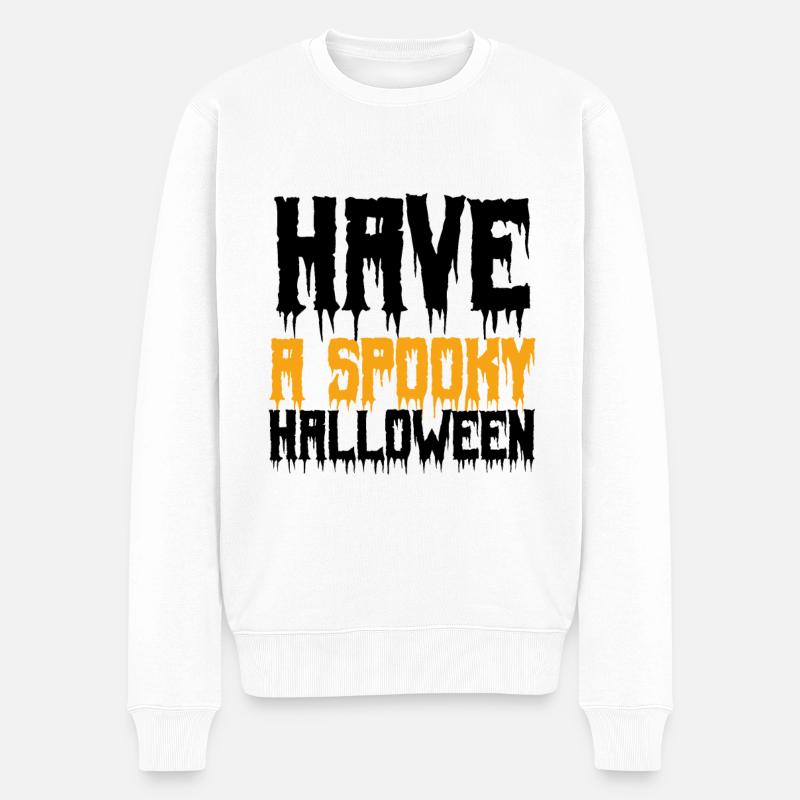 Have A Spooky Halloween. - Pull Premium bio Homme - blanc