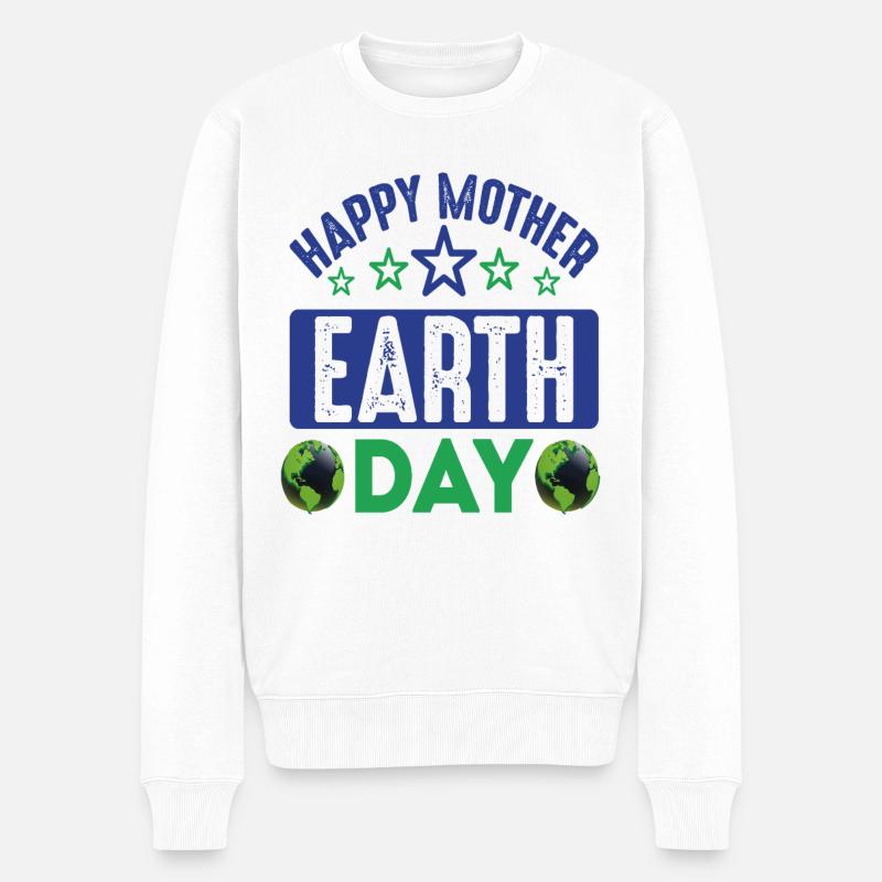 Fête-Mère-Terre - Pull Premium bio Homme - blanc