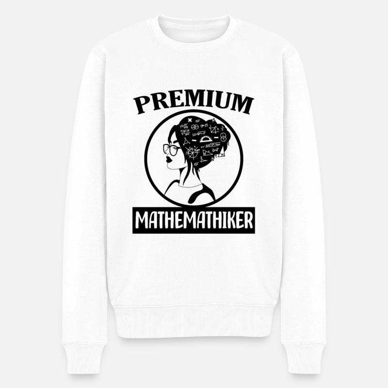 Mathématicien - Pull Premium bio Homme - blanc