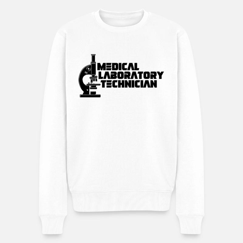 Technicien de laboratoire médical - Pull Premium bio Homme - blanc