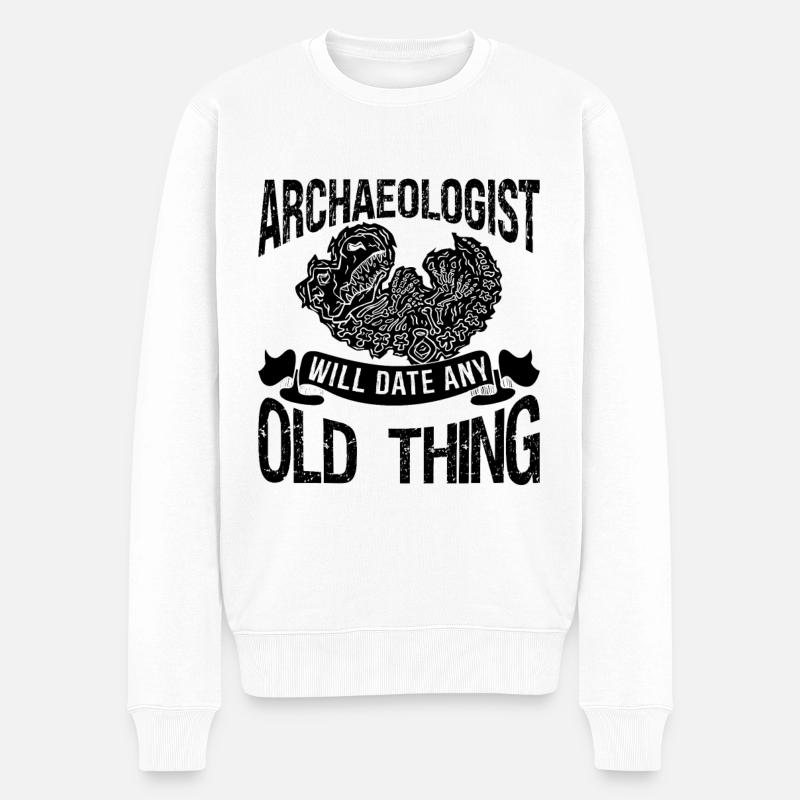 L’archéologue Will Archaeology Dig Archéologue - Pull Premium bio Homme - blanc
