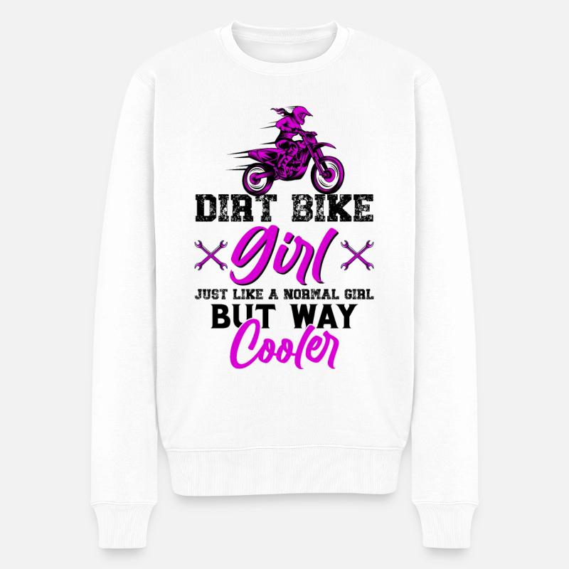 Motocross filles - Pull Premium bio Homme - blanc