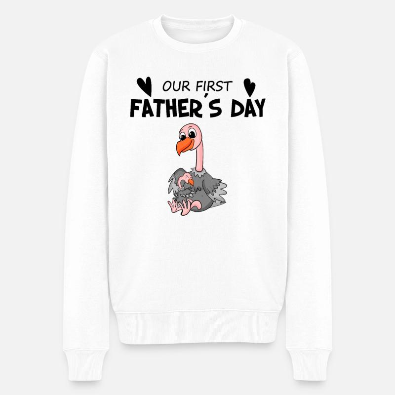 Fête des pères - Pull Premium bio Homme - blanc