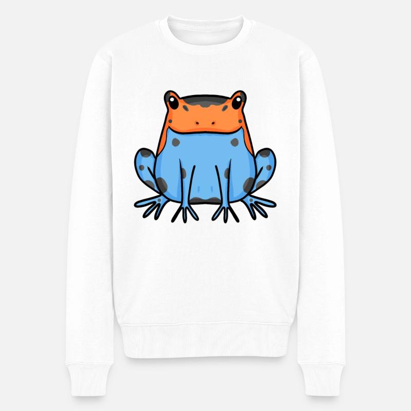 Baumsteigerfrosch Baumsteigerfrösche Frosch - Männer Premium Bio Pullover - Weiß