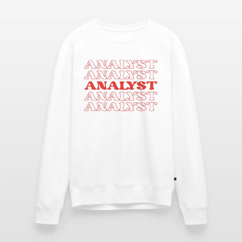 Analyste, Comptable, Data Scientist, Feuille de calcul Pull Premium bio Homme
