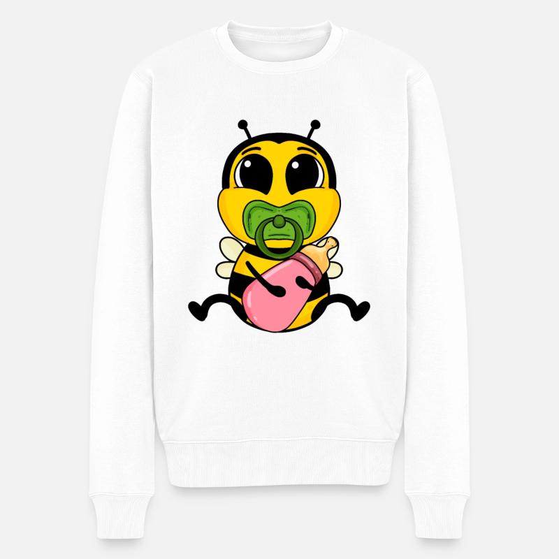Bébé abeille - Pull Premium bio Homme - blanc