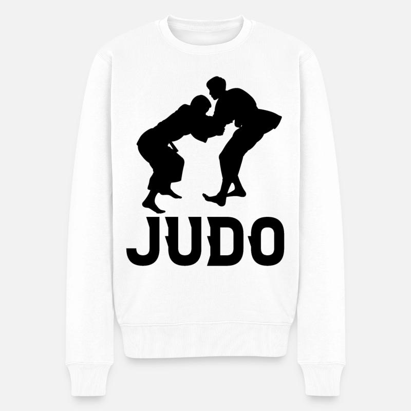 Judo - Pull Premium bio Homme - blanc