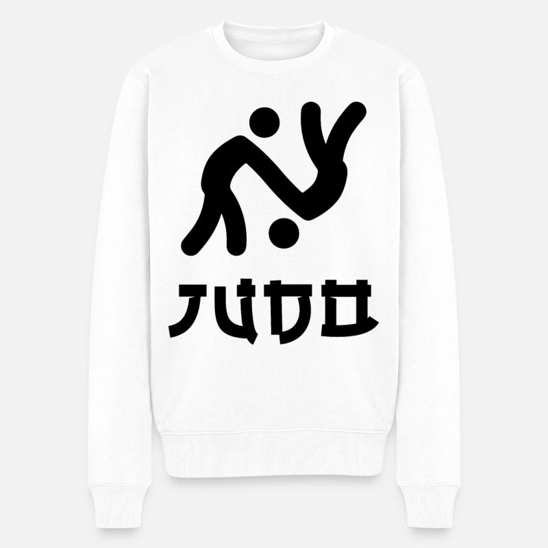 Judo - Pull Premium bio Homme - blanc