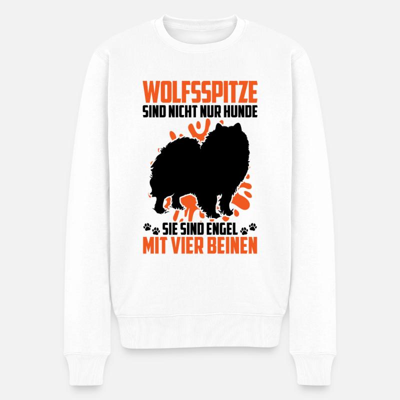 Wolfsspitz Got a German Wolfsspitz - Men's Premium Organic Jumper - white