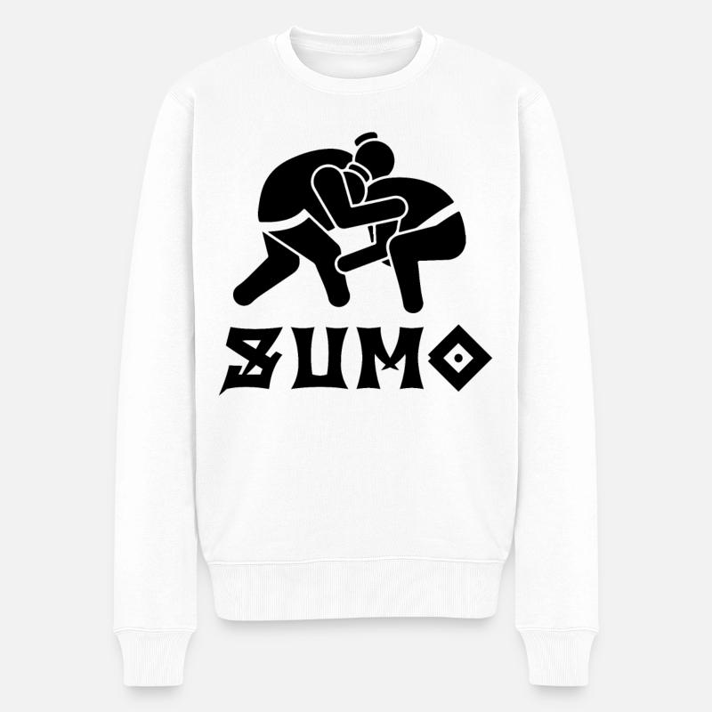 Sumo - Pull Premium bio Homme - blanc