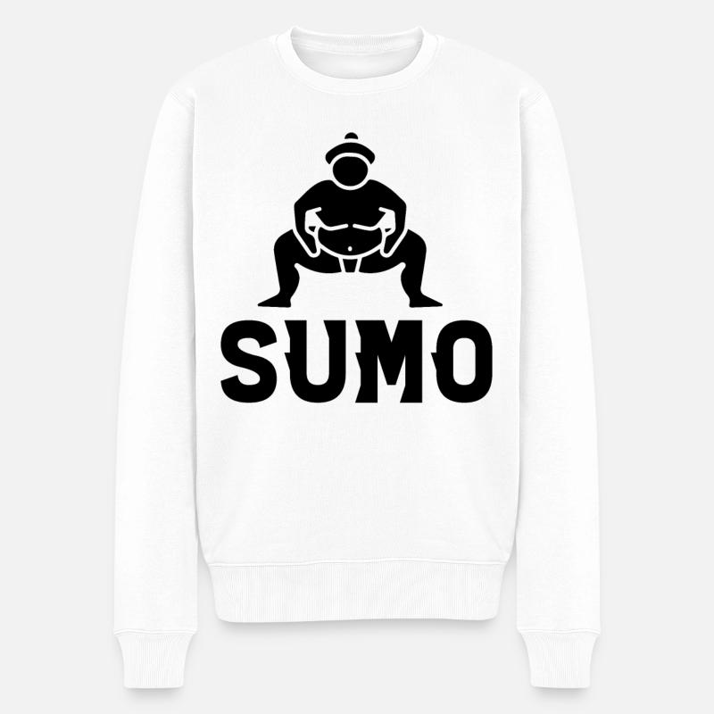 Sumo - Pull Premium bio Homme - blanc