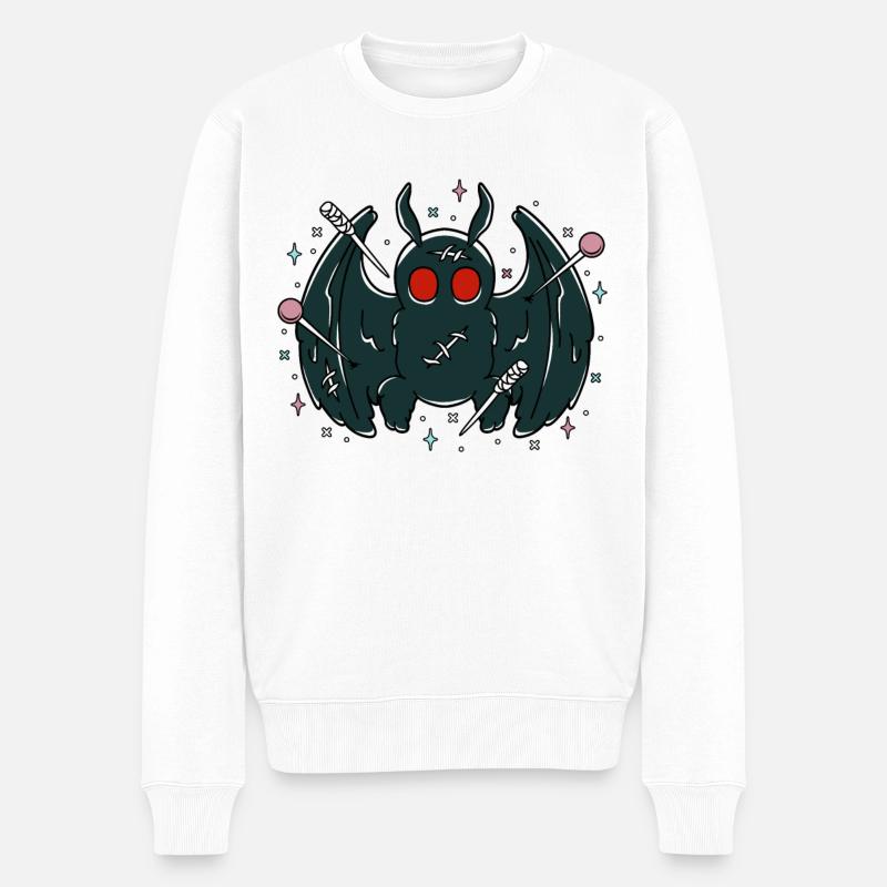 Mignon Mothman - Pull Premium bio Homme - blanc