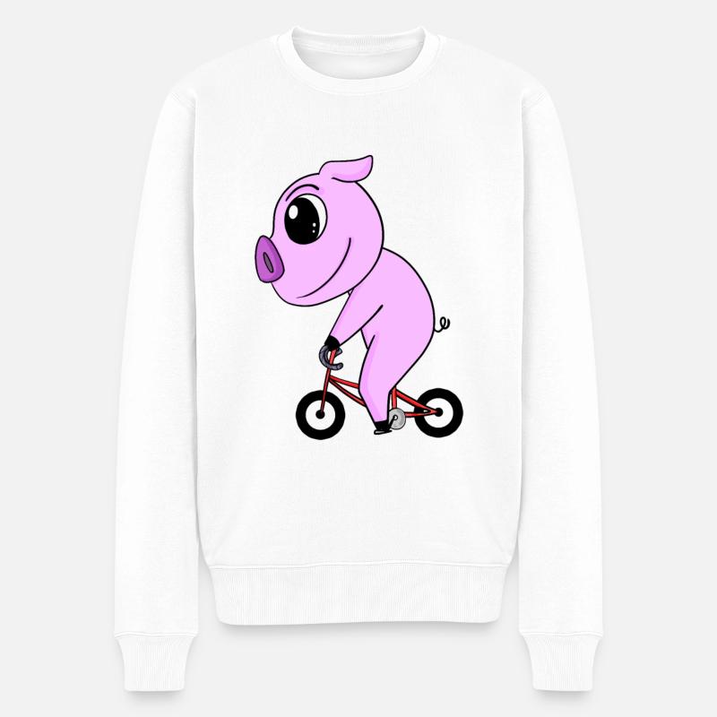 Vélo cochon - Pull Premium bio Homme - blanc