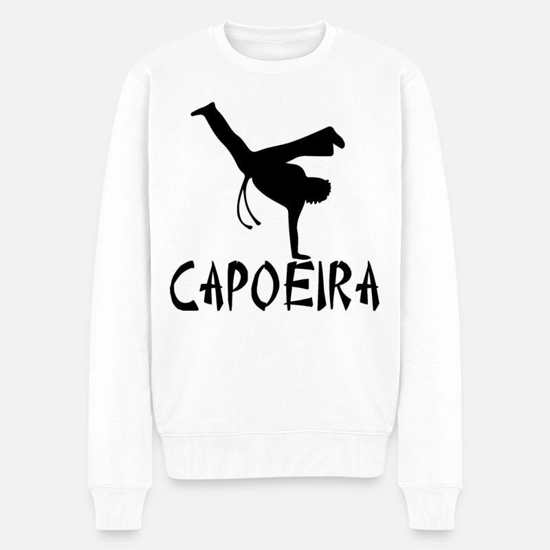 Capoeira - Pull Premium bio Homme - blanc