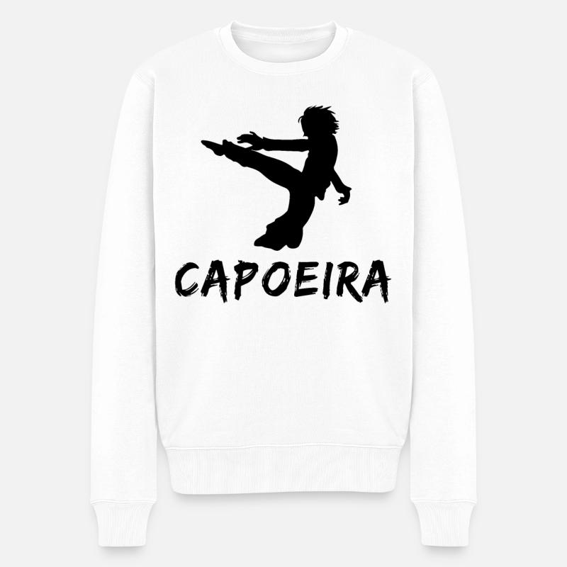Capoeira - Pull Premium bio Homme - blanc