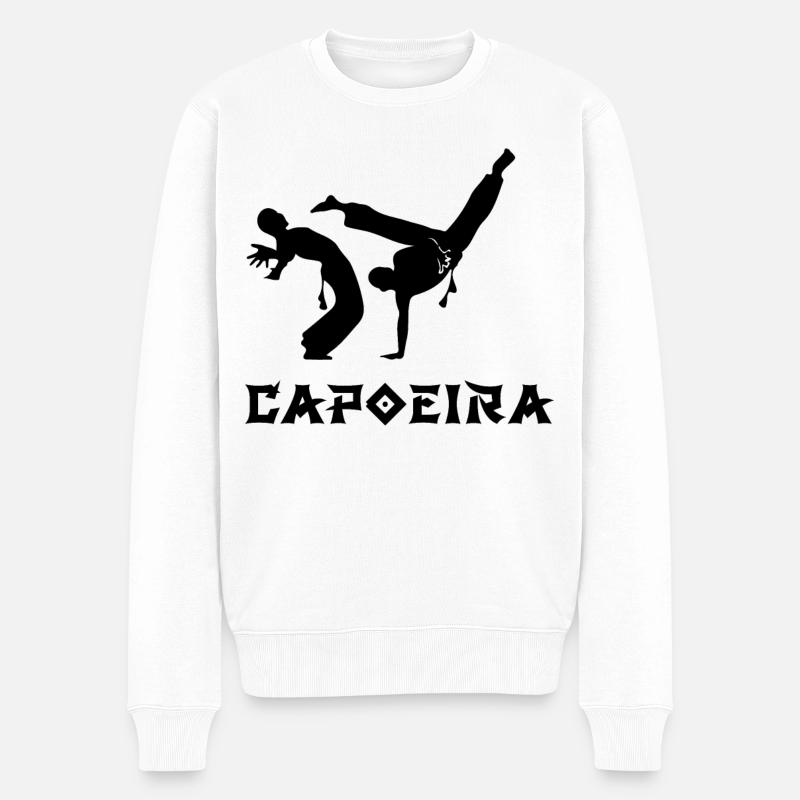 Capoeira - Pull Premium bio Homme - blanc