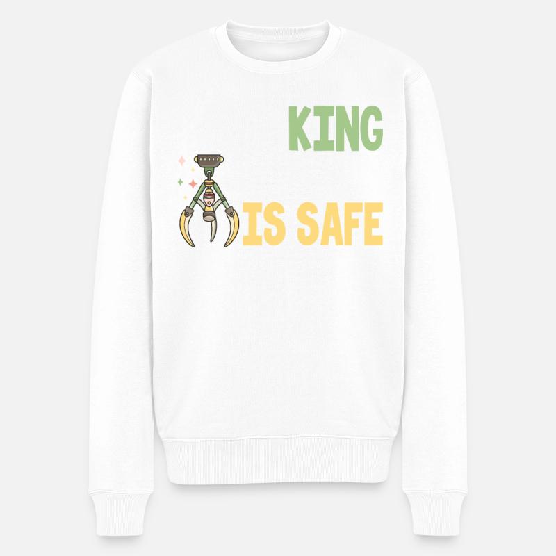 Claw Machine Master - Men's Premium Organic Jumper - white