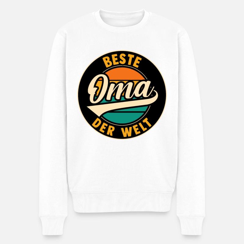 Grand-mère Meilleure grand-mère - Pull Premium bio Homme - blanc