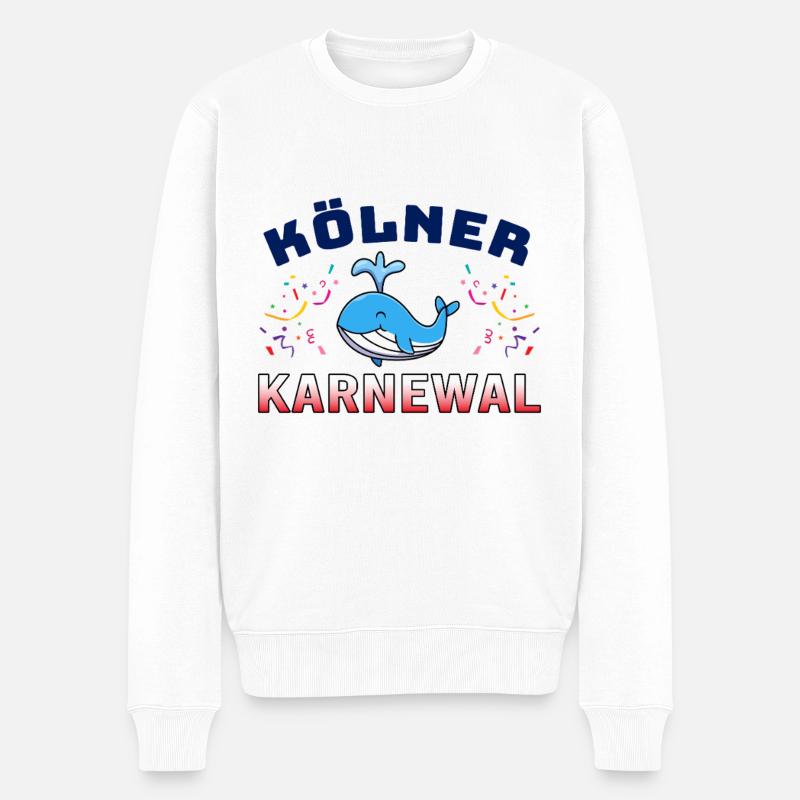Carnaval de CologneCarnavalWAL - Pull Premium bio Homme - blanc