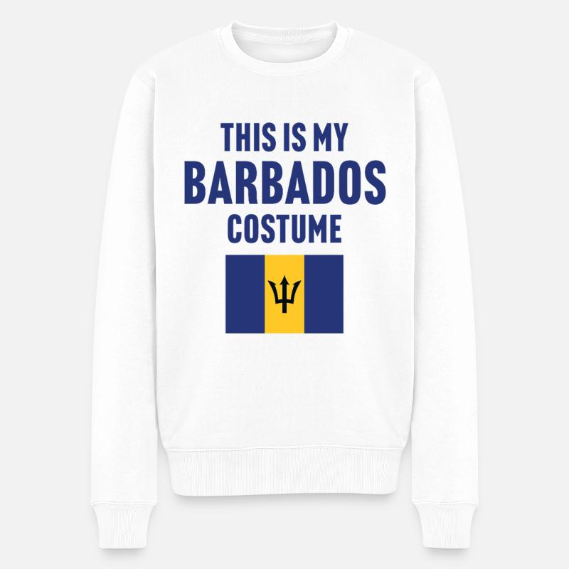 C’est mon costume de la Barbade - Pull Premium bio Homme - blanc