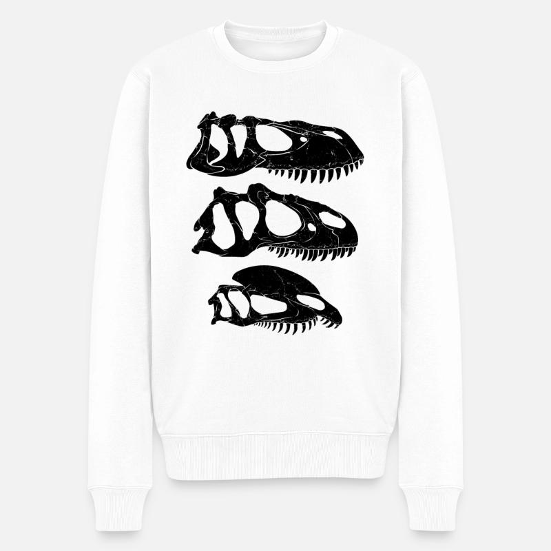 Torvosaurus Allosaurus Dilophosaurus - Pull Premium bio Homme - blanc