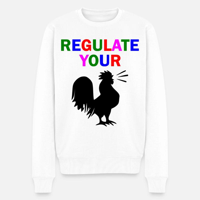 regulate your chicken - Pull Premium bio Homme - blanc