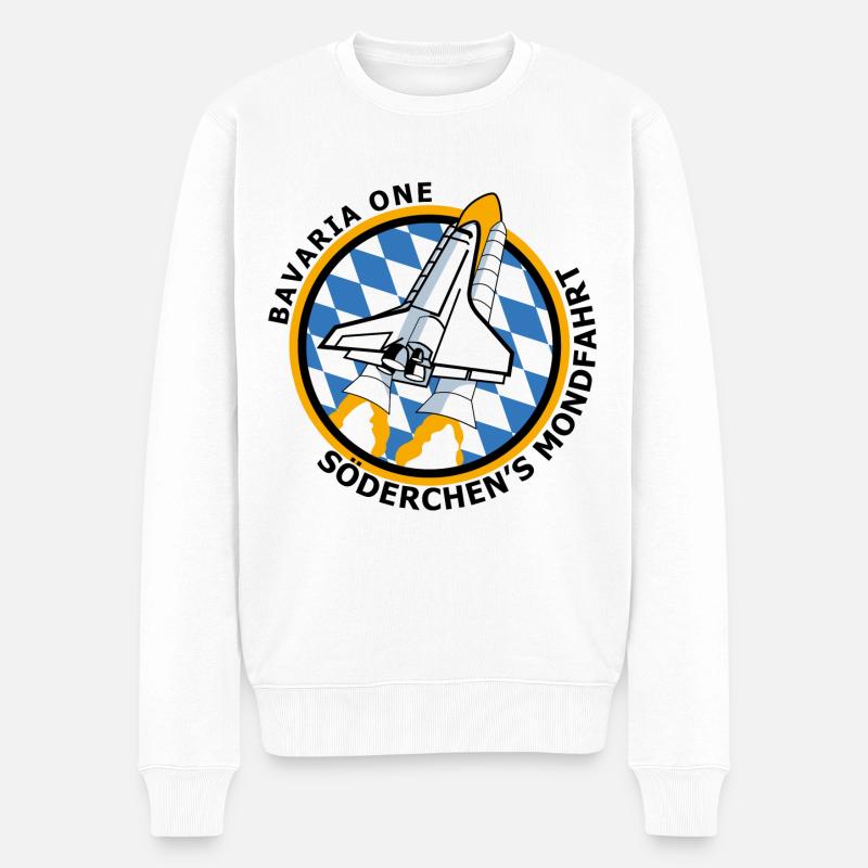 Bavaria One - Söderchen’s Mondfahrt - Pull Premium bio Homme - blanc