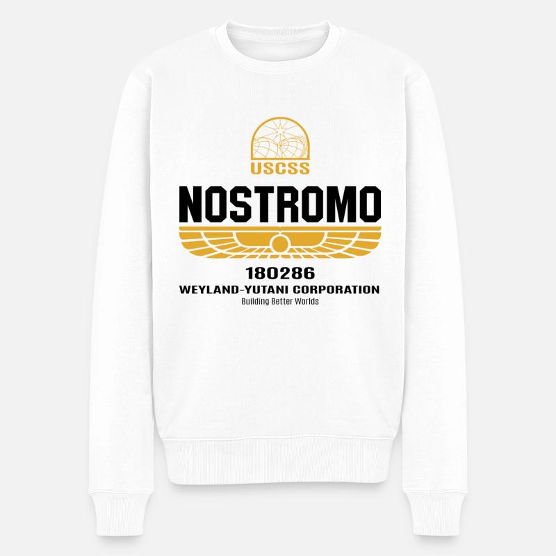 Uscss Nostromo 180286 - Pull Premium bio Homme - blanc