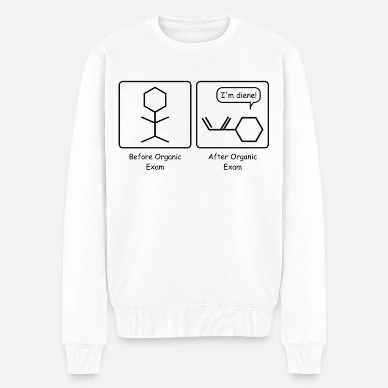 Chimie - Pull Premium bio Homme - blanc