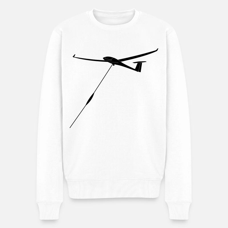 planeurs de lancement treuil - Pull Premium bio Homme - blanc