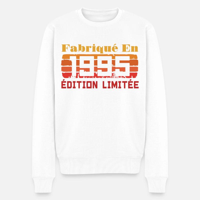 Fabriqué en 1995 - Pull Premium bio Homme - blanc