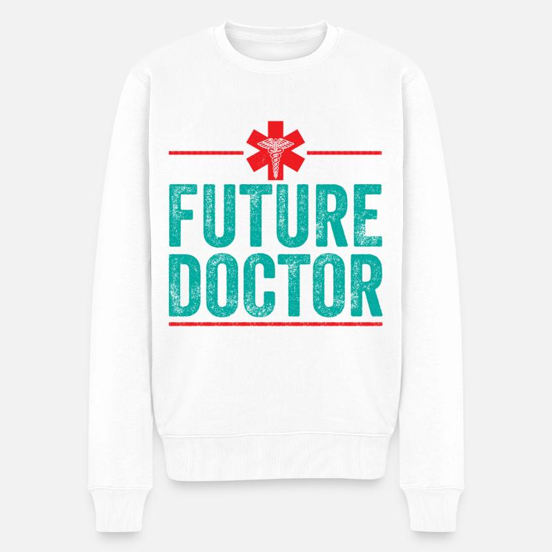 Médecins médecin - Pull Premium bio Homme - blanc