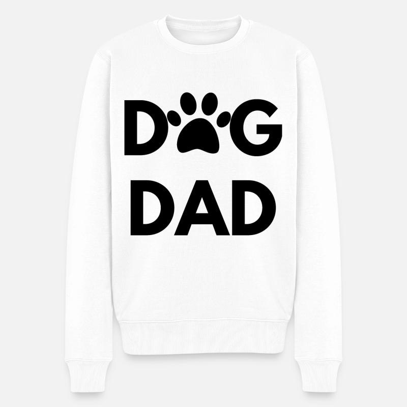 Dogdad - Pull Premium bio Homme - blanc