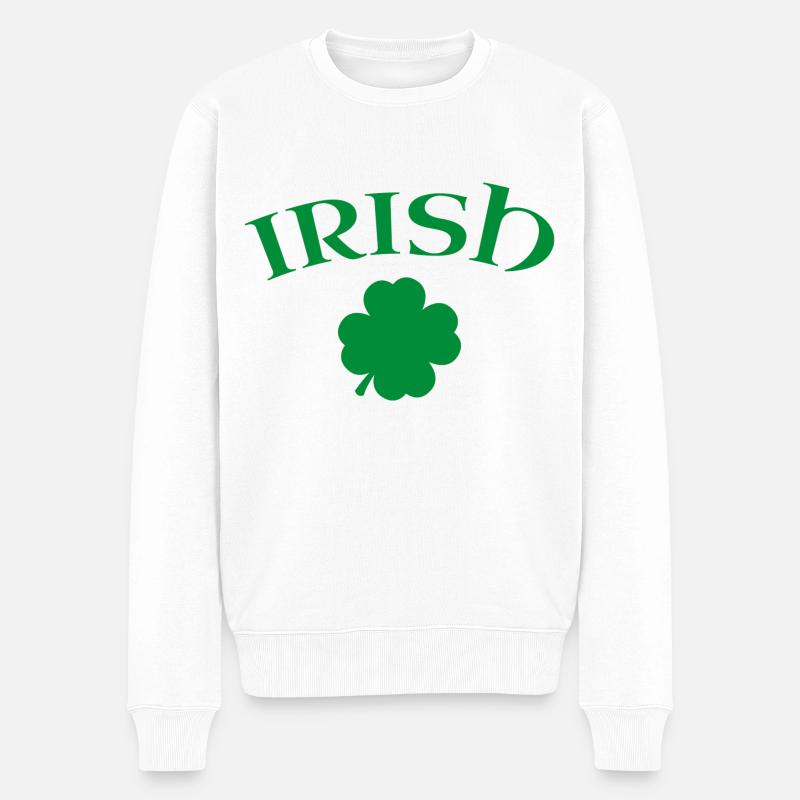 Irlandais - Pull Premium bio Homme - blanc