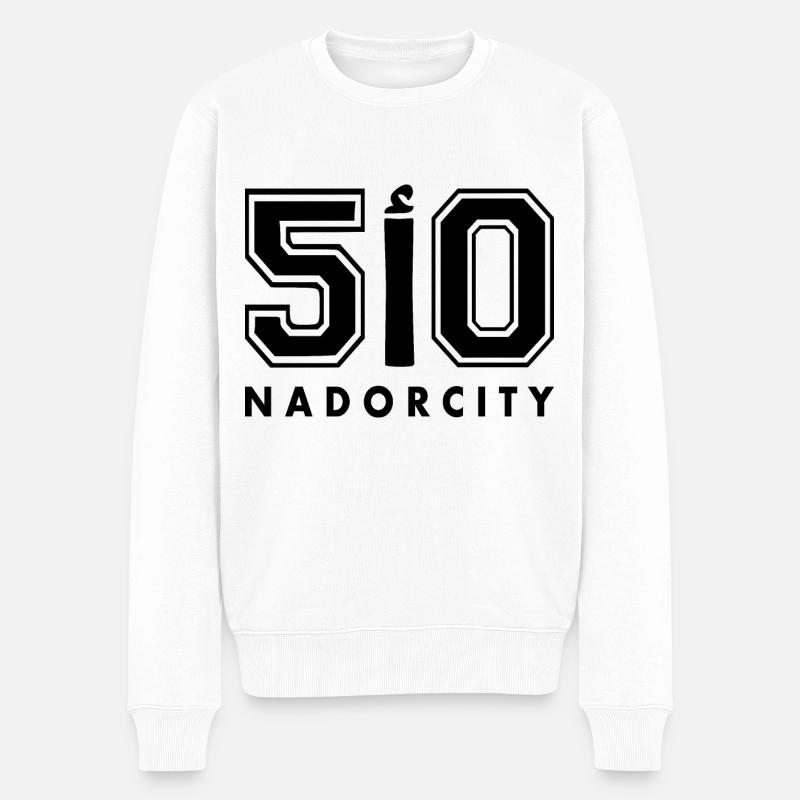 Plaque d’immatriculation Nador ا 50 - Pull Premium bio Homme - blanc