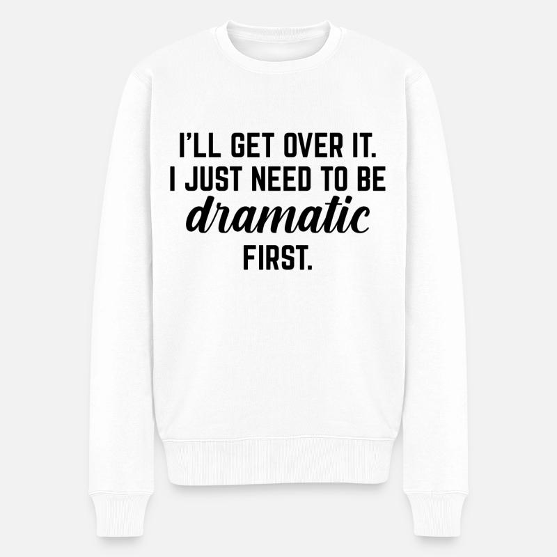 Je vais m’en remettre - Pull Premium bio Homme - blanc