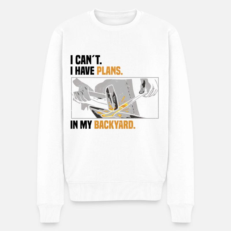 Forger - Pull Premium bio Homme - blanc