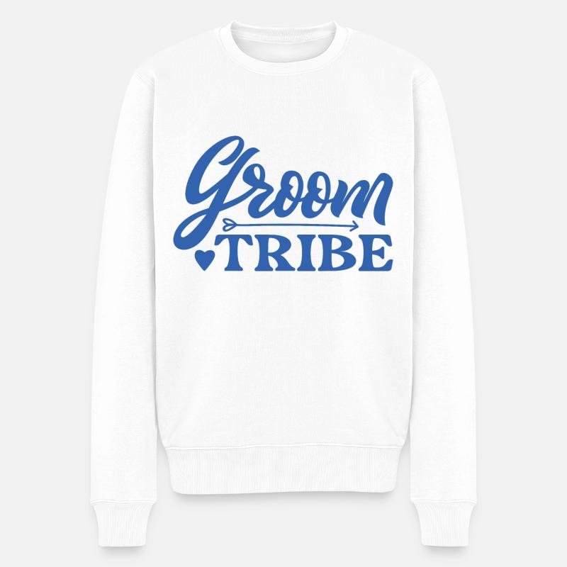 Tribu du marié - Pull Premium bio Homme - blanc